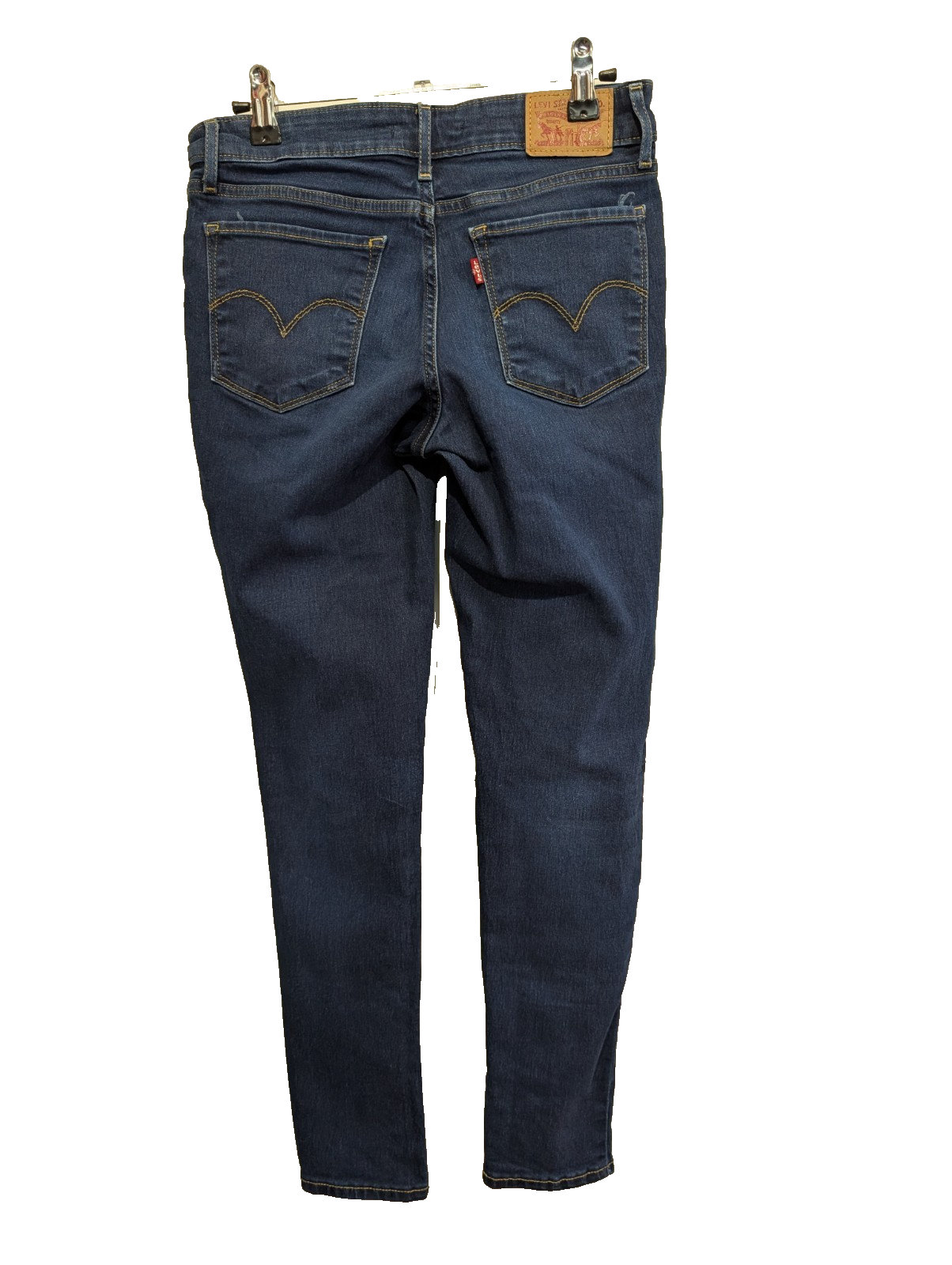 Jean Levi's 711 Femme Bleu Foncé Skinny Ultra Stretch W26 L28 Intemporel