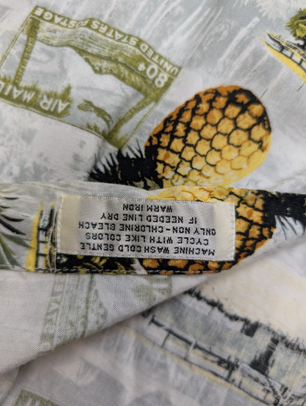 Chemise hawaïenne M.E. Sport ananas manches courtes taille XL