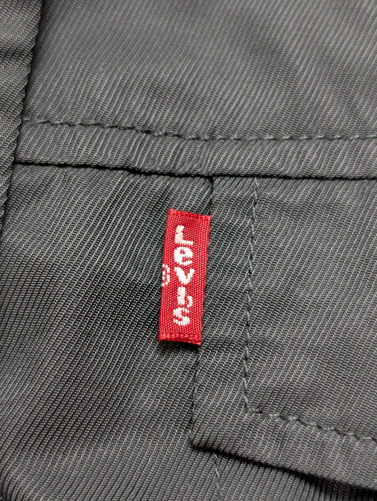 Veste Longue femme LEVI'S Noire Doublée Sherpa Fourrure - Taille XL