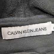 Sweat à Capuche Calvin Klein Noir - Logo Or & Blanc - Taille M