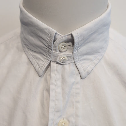 Chemise Polo Ralph Lauren L Blanche Vintage Col Boutonné Rare Coton