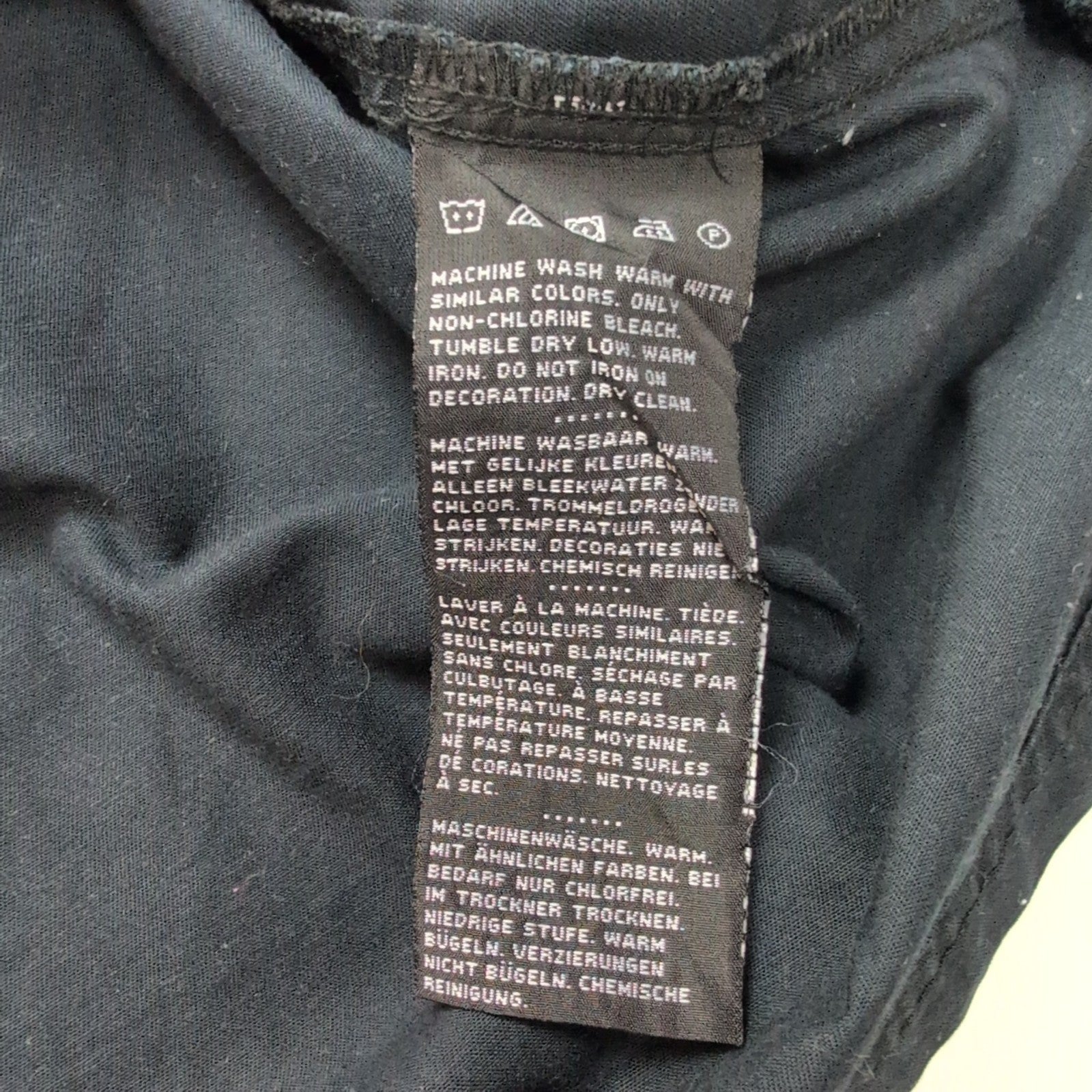 Chemise Harley Davidson 2XL Noire Tête de Mort Flammes Brodée USA