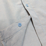 Chemise The North Face modèle technique modal bleu carreaux poche zippée XXL