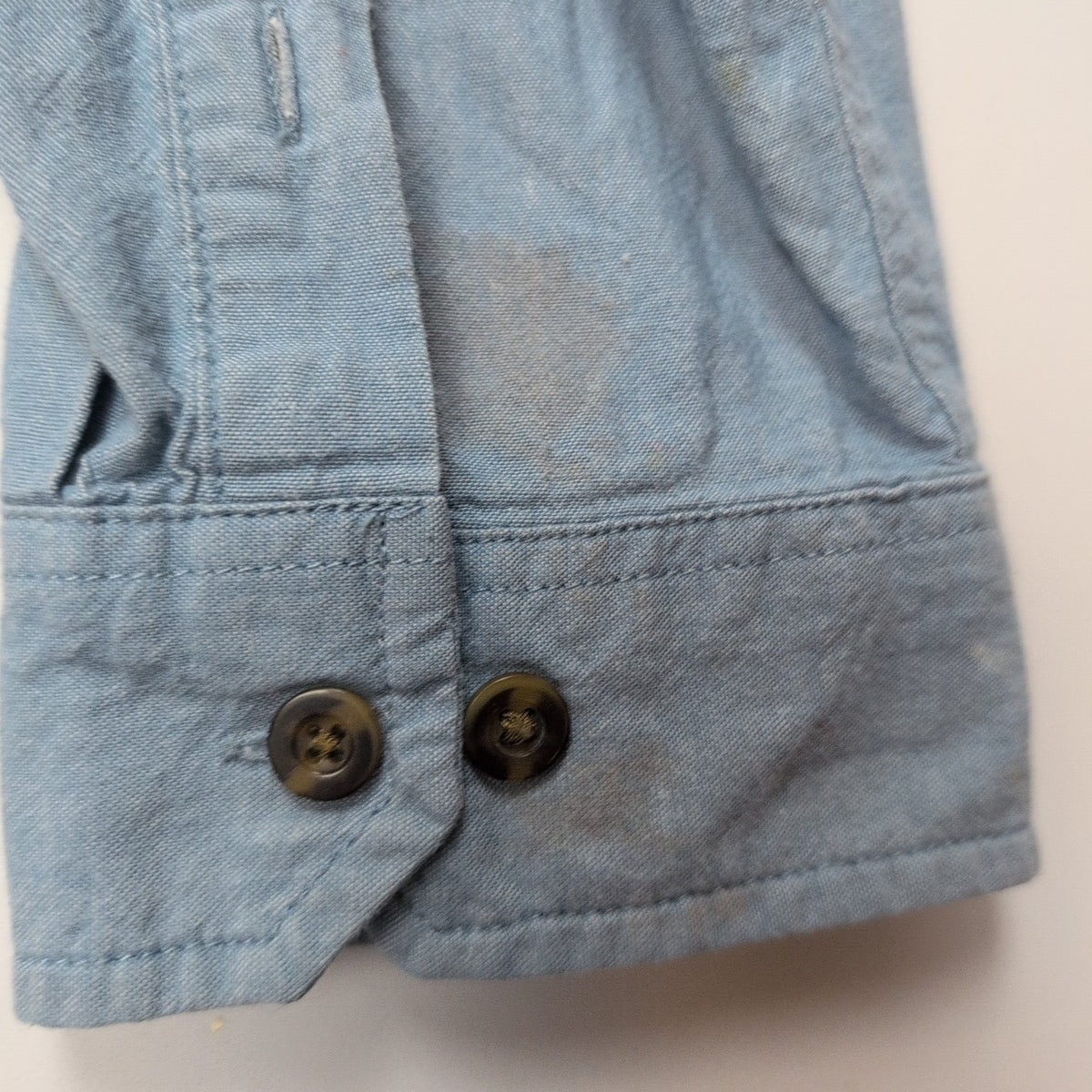 Chemise Carhartt 2XL Tall bleu clair Relaxed Fit coton workwear