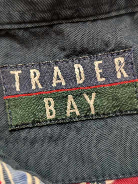 Chemise Hawaïenne TRADER BAY 100% Coton Fleurs Rouges & Vertes - Taille L