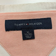 Pull Tommy Hilfiger Homme Col V Losanges Arlequin Saumon - Taille 2XL / 3XL