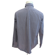 Chemise Ralph Lauren Classic Fit L Vichy Violet Logo Vert Coton manches longues