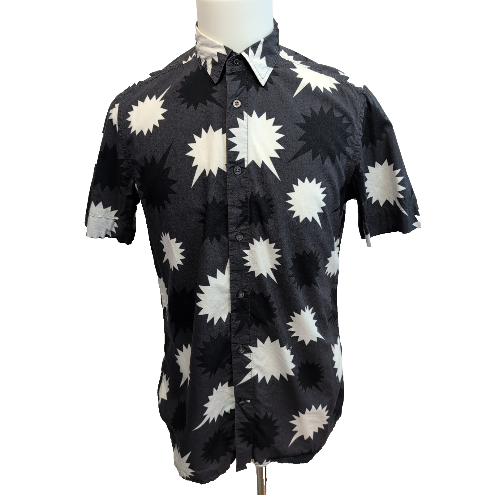 Chemise Diesel modèle D78 manches courtes motif explosion Bam Boom M