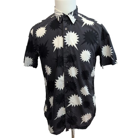 Chemise Diesel modèle D78 manches courtes motif explosion Bam Boom M
