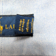 Chemise Ralph Lauren L Bleu Oxford Shiner Park Brodée Button Down Shirt
