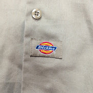 Chemise Dickies M Beige Workwear 2 Poches Poche Stylo Manches Longues