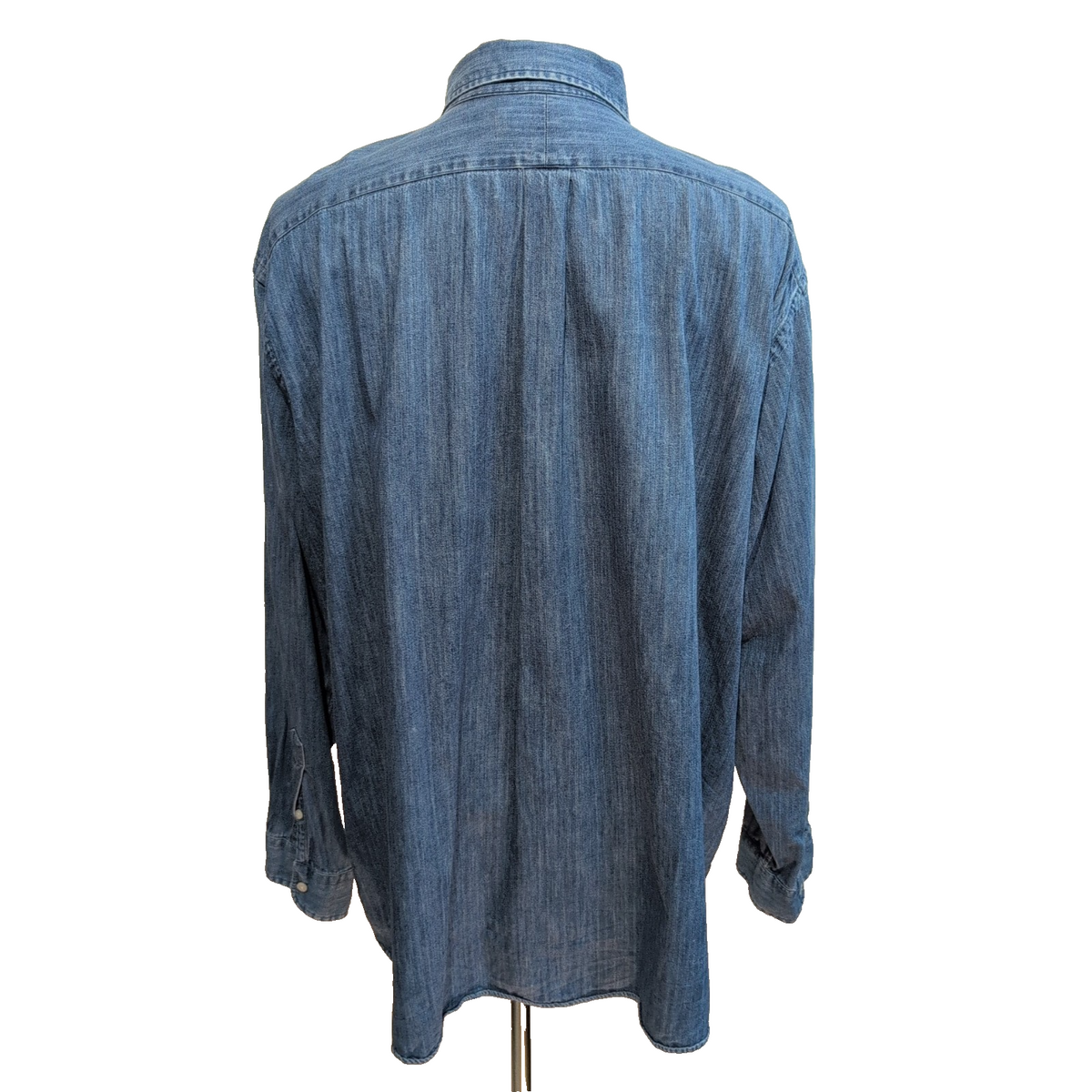 Chemise Polo Ralph Lauren 2XB 2XLT Jean Bleu QR Code Logo Marron