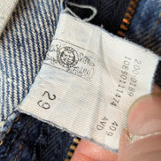 Jean Lee Vintage Regular Fit W29 L30 Bleu Denim Patiné Classic Straight