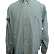 Chemise Ralph Lauren Blake L Vert Eau Shirt Button Down Coton 3146