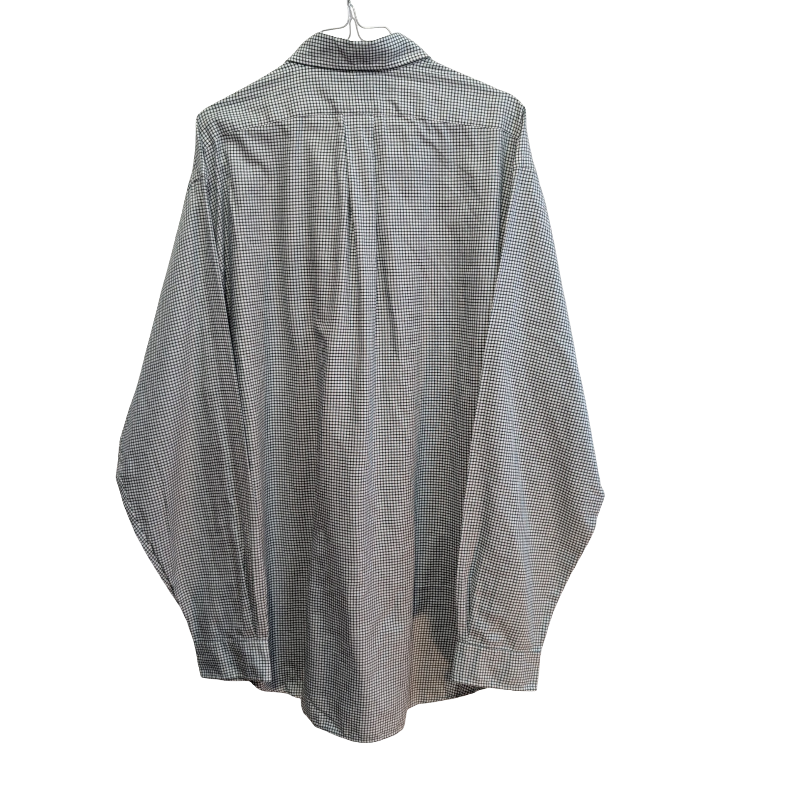 Chemise Ralph Lauren vert petits carreaux manches longues taille XL #2813