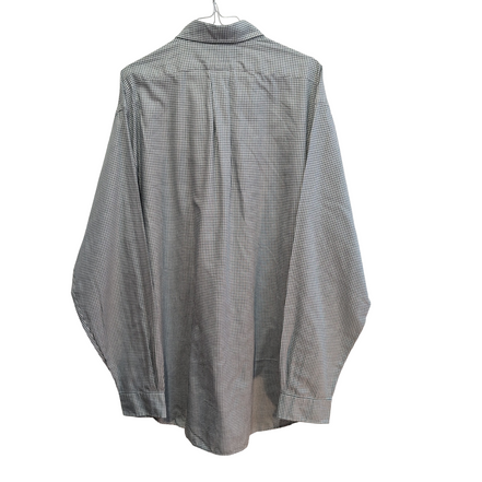 Chemise Ralph Lauren vert petits carreaux manches longues taille XL #2813