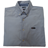 Chemise CHAPS bleu à rayures taille L #257ms