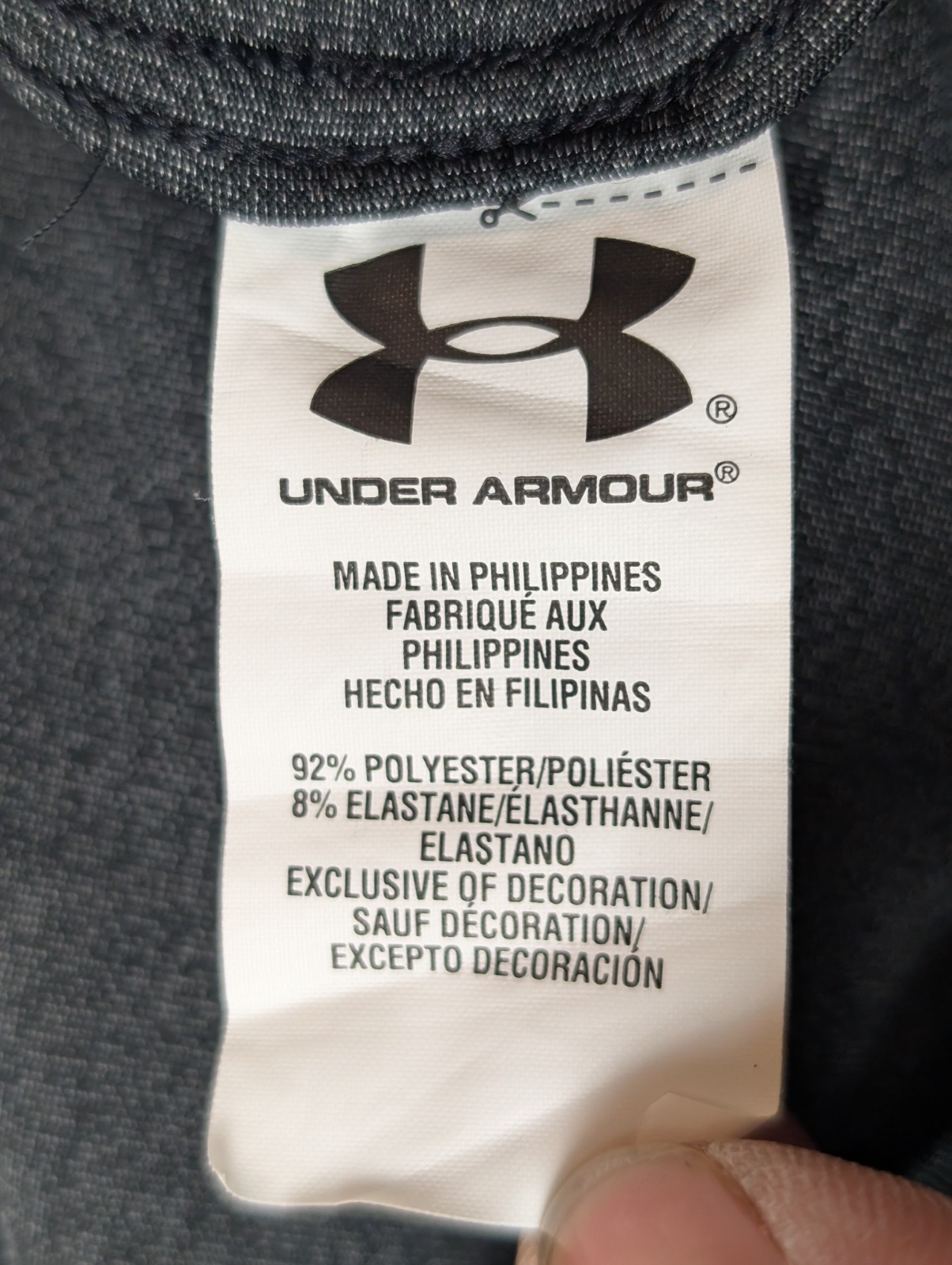 T-shirt de Sport Under Armour Charlotte United Femme Noir Taille XL