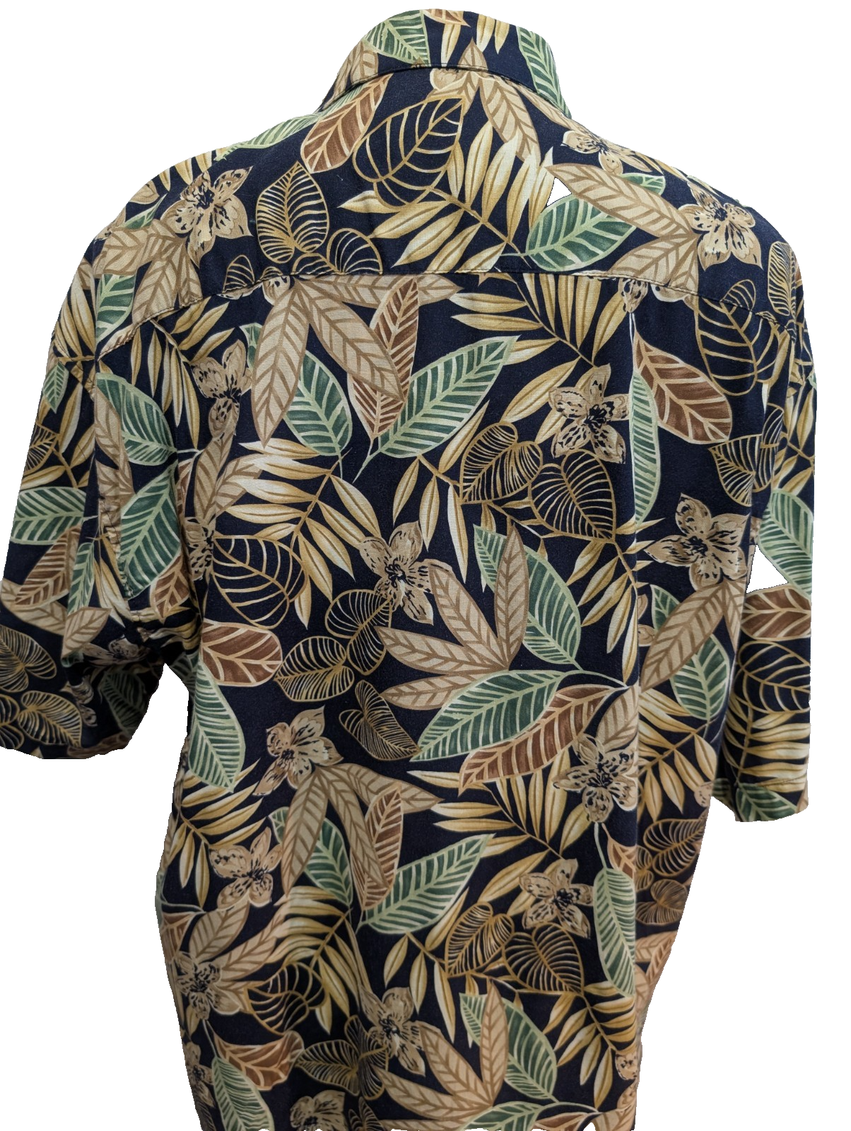 Chemise Hawaïenne Falcon Bay Gold Label Coton Noir & Beige - Taille XL