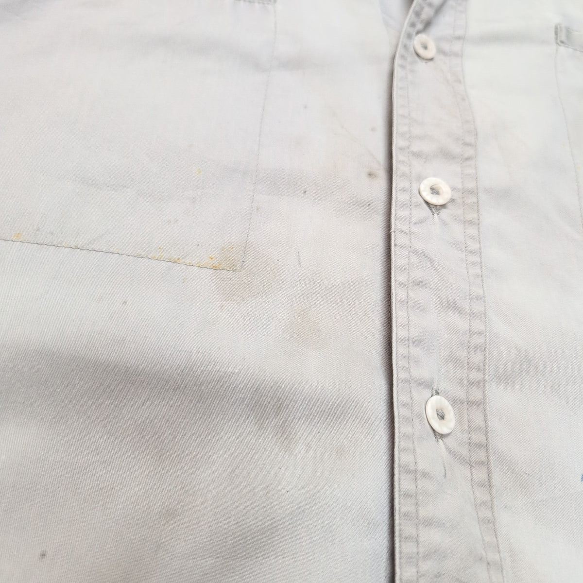 Chemise Harley Davidson 2XL Grise Manches courtes Ventilée Tête de Mort 2 Poches