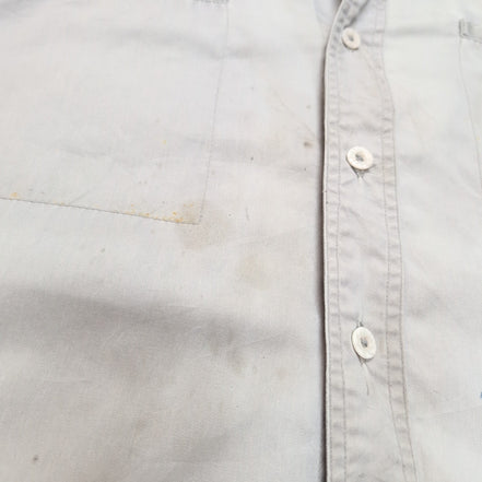 Chemise Harley Davidson 2XL Grise Manches courtes Ventilée Tête de Mort 2 Poches