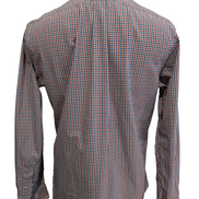 Chemise Polo Ralph Lauren Shirt M Custom Fit Vichy Bleu Rouge Blanc Button Down