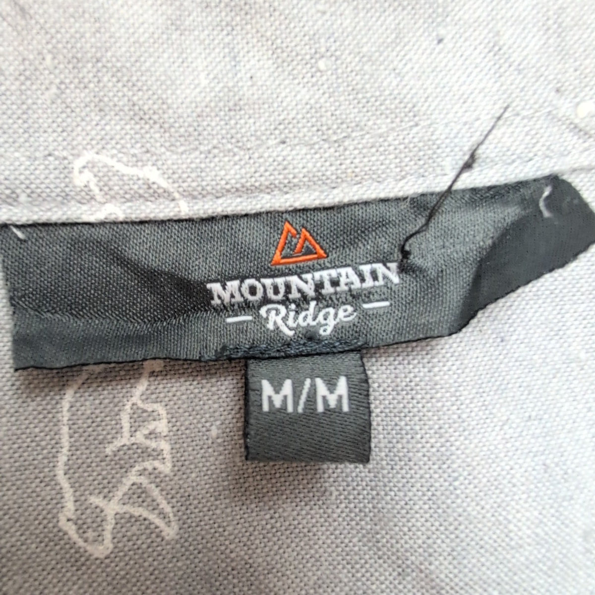 Chemise Mountain Ridge M animaux élan ours renard sapins coton manches longues
