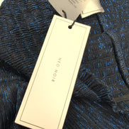 Mini Jupe Neo Noir Femme T34 Bleu Brillante Stretch Neuve Étiquette