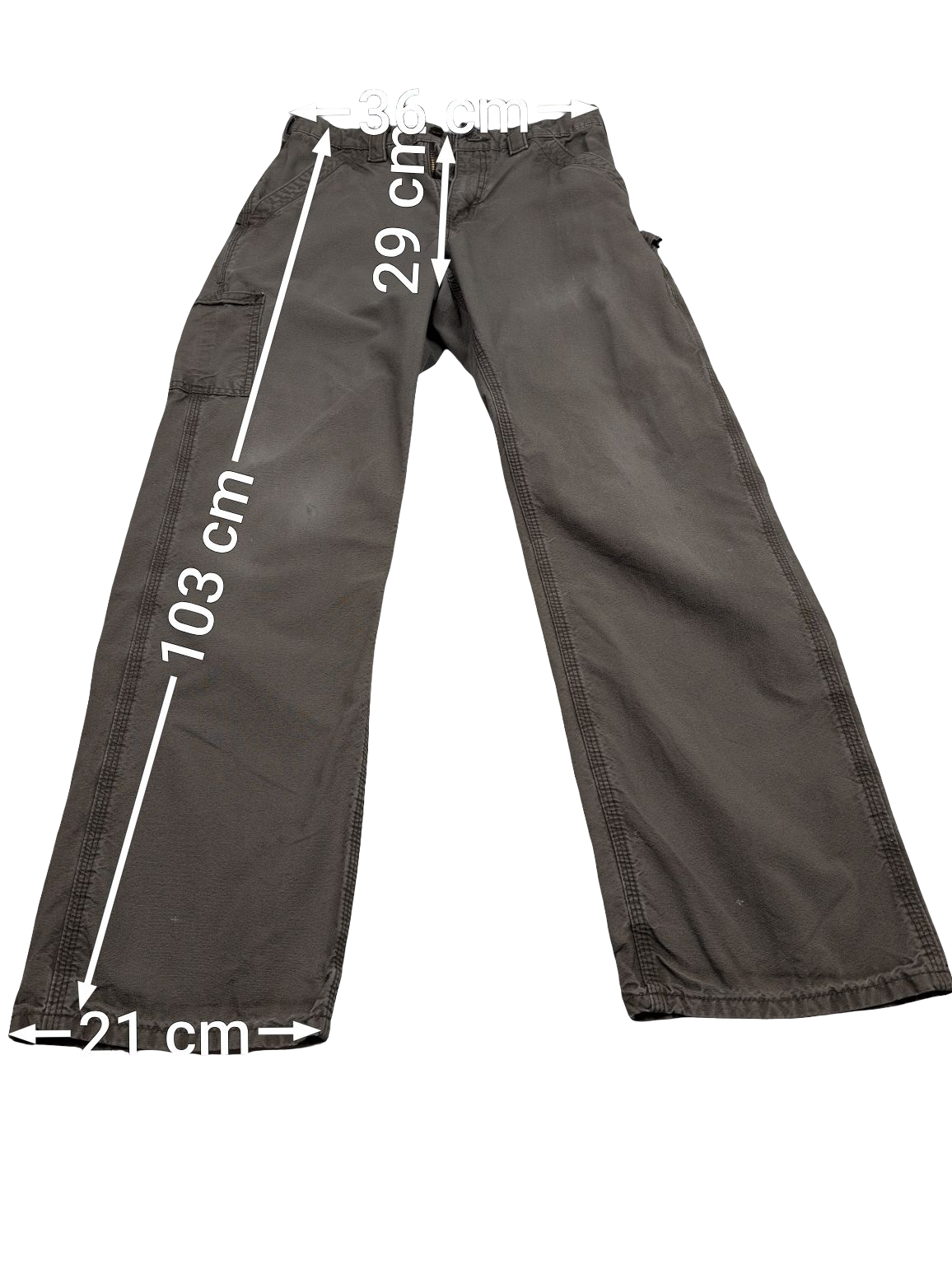 Pantalon Carhartt carpenter kaki taille 32x32 TBE Vintage
