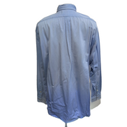Chemise Ralph Lauren XL Blake Bleu Oxford Logo Rose Coton Épais Manches longues