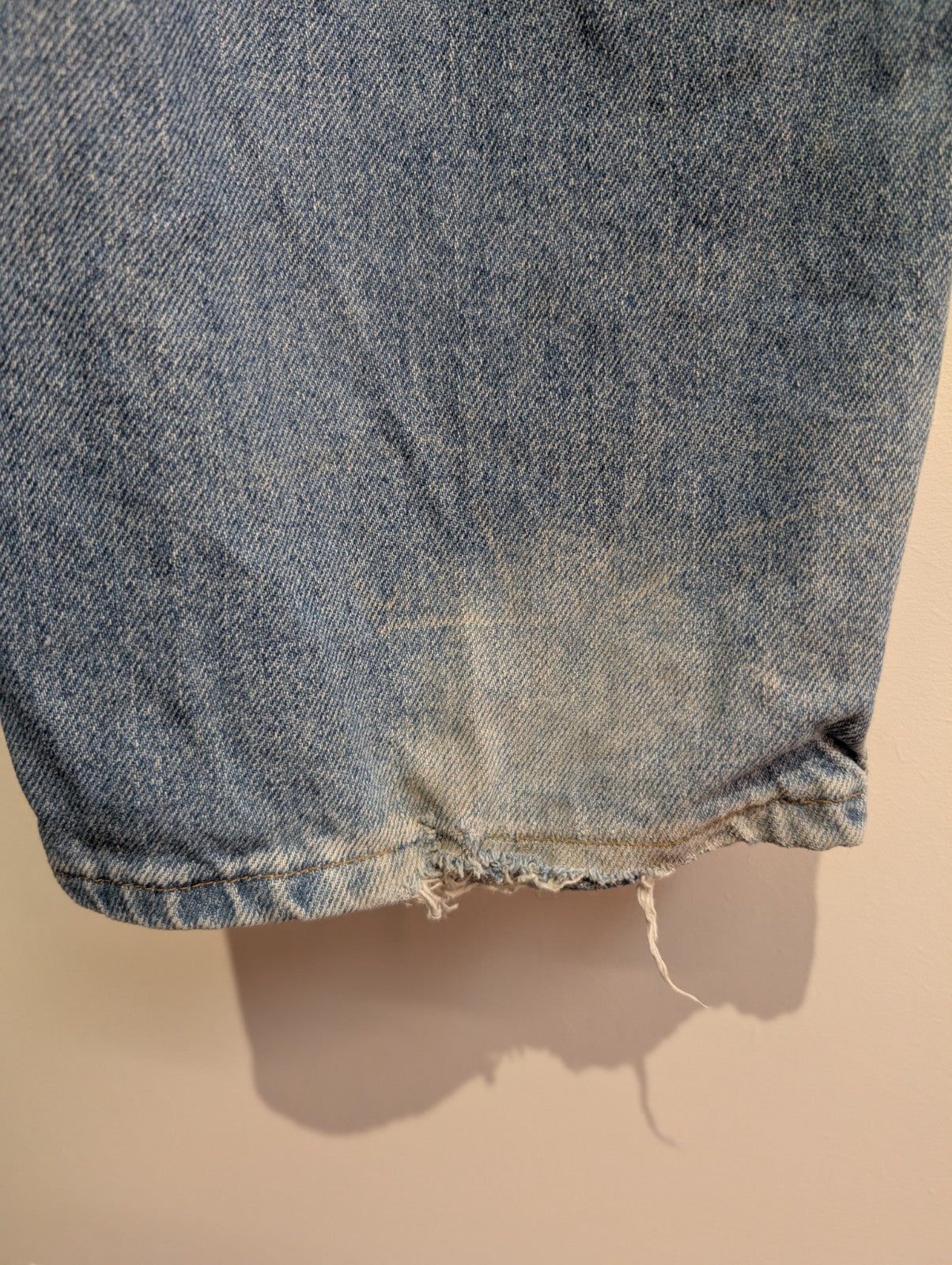 Jean Levi's 560 Comfort Fit Vintage Homme W38 L36 Bleu Denim Ample Long