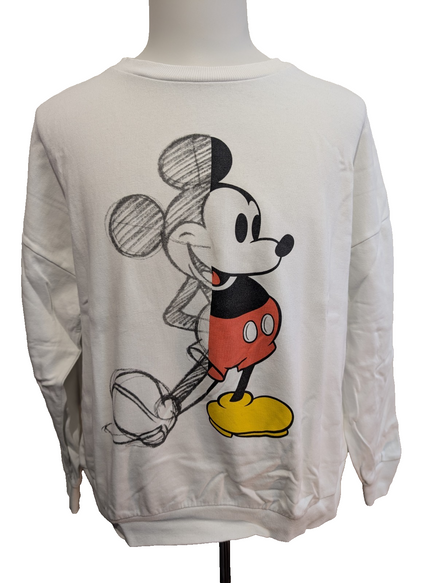 Sweat Mickey Mouse Vintage Disney George - Coupe Oversize - Taille L (Fit XL)