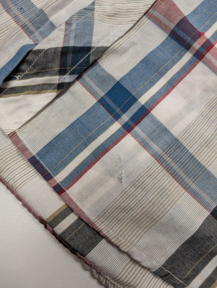 Chemise Corral West Ranch Wear cow-boy western à carreaux taille L