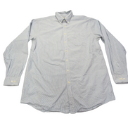 Chemise L.L. Bean à rayures bleues taille L #158e