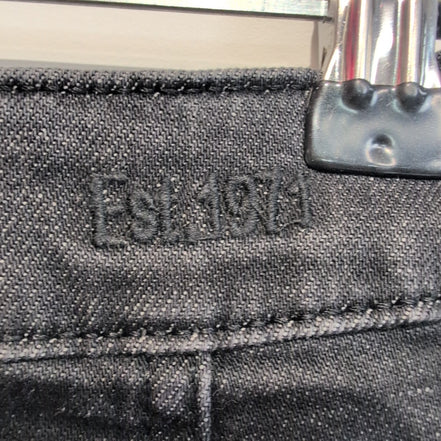 Jupe Longue Femme T34 Pimkie Jean Noir Stretch Neuve Étiquette 