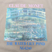 T-shirt Artistory Claude Monet The Water Lily Pond Kaki Taille S Neuf étiquette