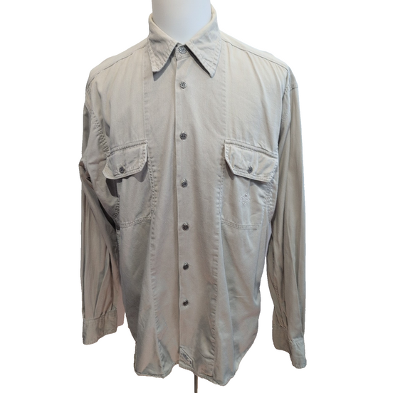 Chemise Levis Vintage Workwear Crème L 100% Coton 2 Poches