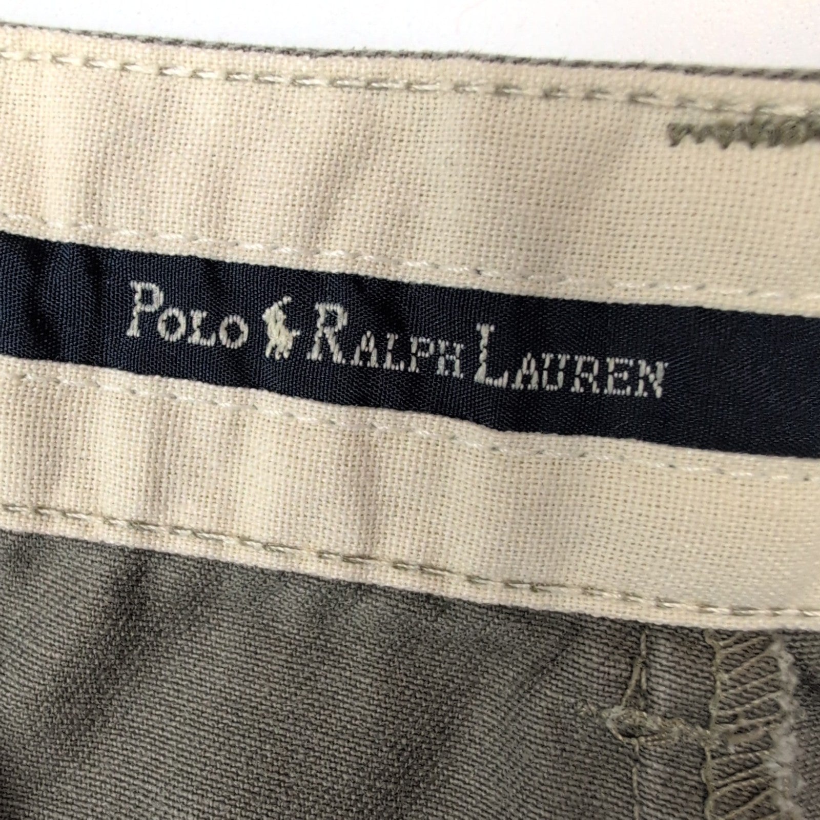 Pantalon chino Polo Ralph Lauren kaki made in USA taille W36xL29 FR46 #22cr