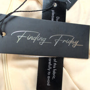 Robe Soirée Finding Friday T44 Argent Pailletée Dos Nu Neuve Étiquette