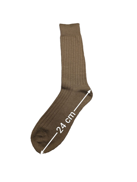 Chaussettes de Bureau / Affaires coton mercerisé côtelées 40/44 – 4 couleurs