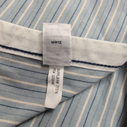 Chemise Ralph Lauren L Vintage Rayures Bleu Blanc Brodée Classic Fit Button Down