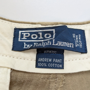 Pantalon Velours Côtelé Polo Ralph Lauren W34 L30 Marron Clair Beige vintage
