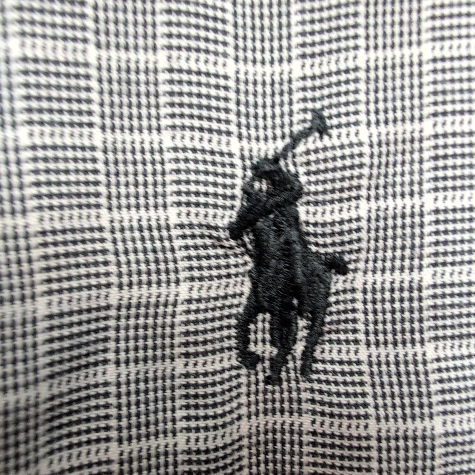 Chemise Ralph Lauren Yarmouth XL Hong Kong Carreaux Logo Noir