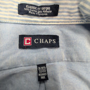 Chemise CHAP bleue uni taille L/XL #169e