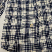 Chemise Flanelle CHAPS L Bûcheron Bleu Blanc 100% Coton |283S