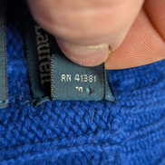 Pull Torsadé POLO Ralph Lauren Maille Dense Bleu Électrique - Taille XL