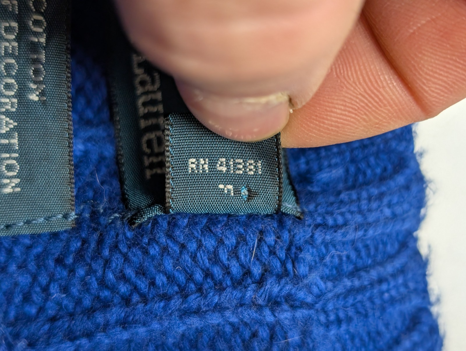 Pull Torsadé POLO Ralph Lauren Maille Dense Bleu Électrique - Taille XL