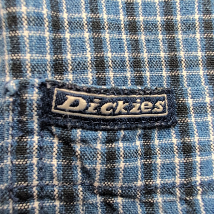 Dickies chemise bleu à carreaux 100% coton 2 poches taille L workwear