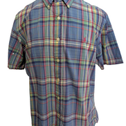 Chemise Polo Ralph Lauren Shirt XL Custom Fit Multicolore Manches Courtes Button
