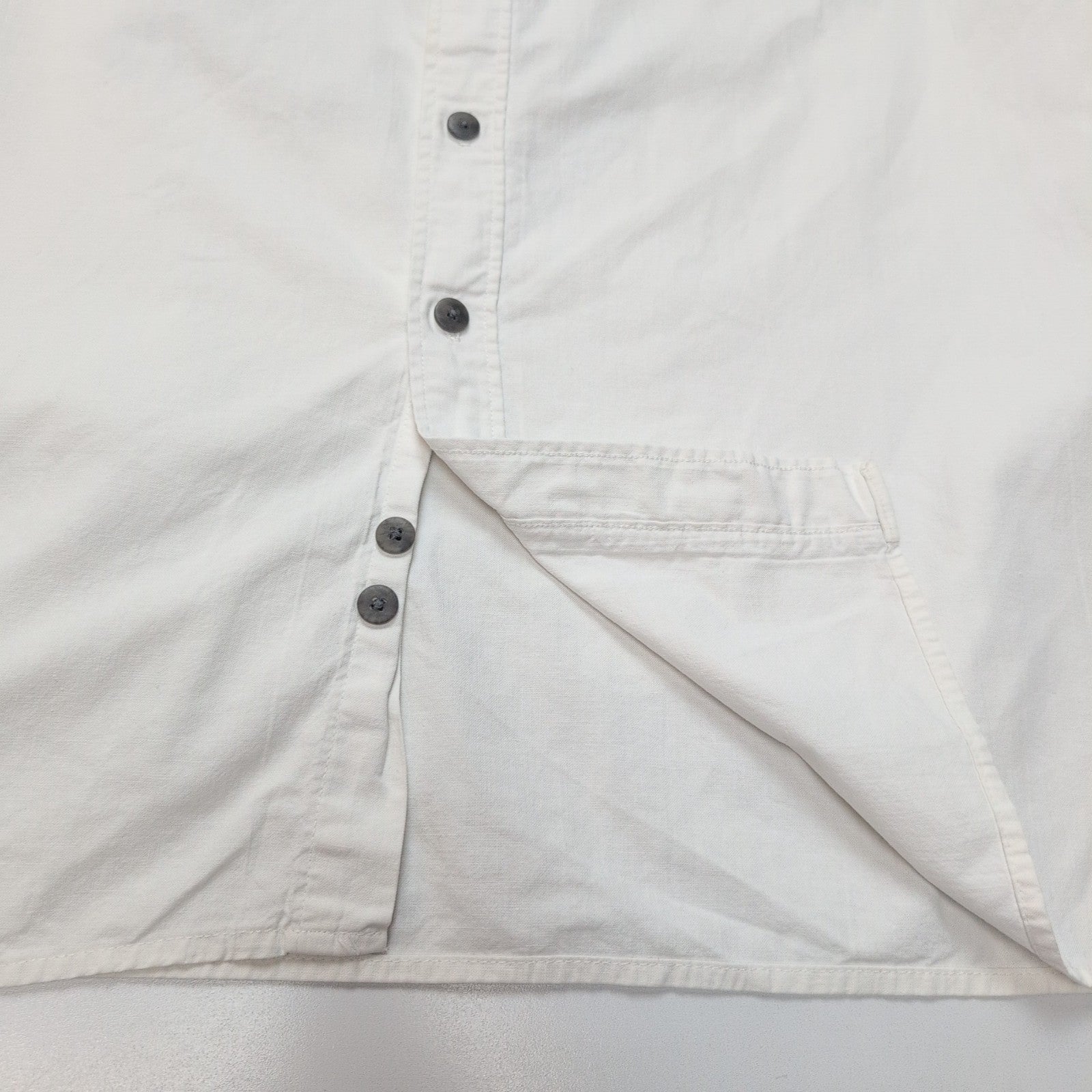 Chemise Harley-Davidson Tall XL Blanche Manches Courtes Logo Dos Moto Coton